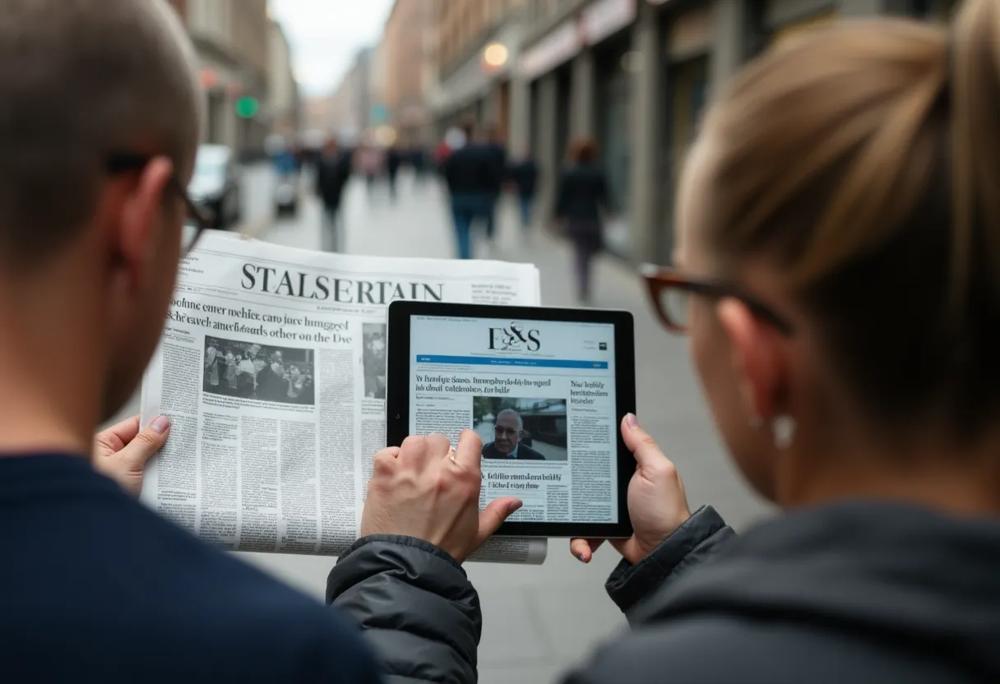 Reading news