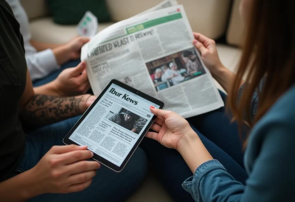 Reading news