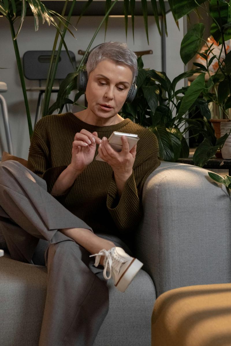 listening music