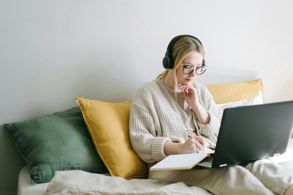 working home